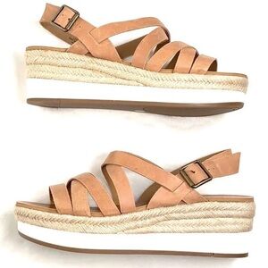 Lucky Brand Jokepa Platform Sandals size 6.5 M